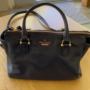 Kate Spade Blue Leather Satchel